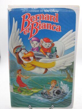 Bernard et Bianca/ The rescuers - Black Diamond (VHS)(French) Tested Red Label